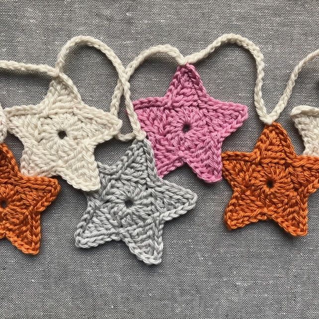 Crochet Star Garland